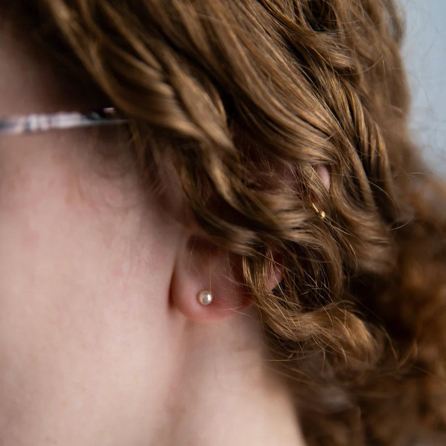 Mini Pearl Earrings