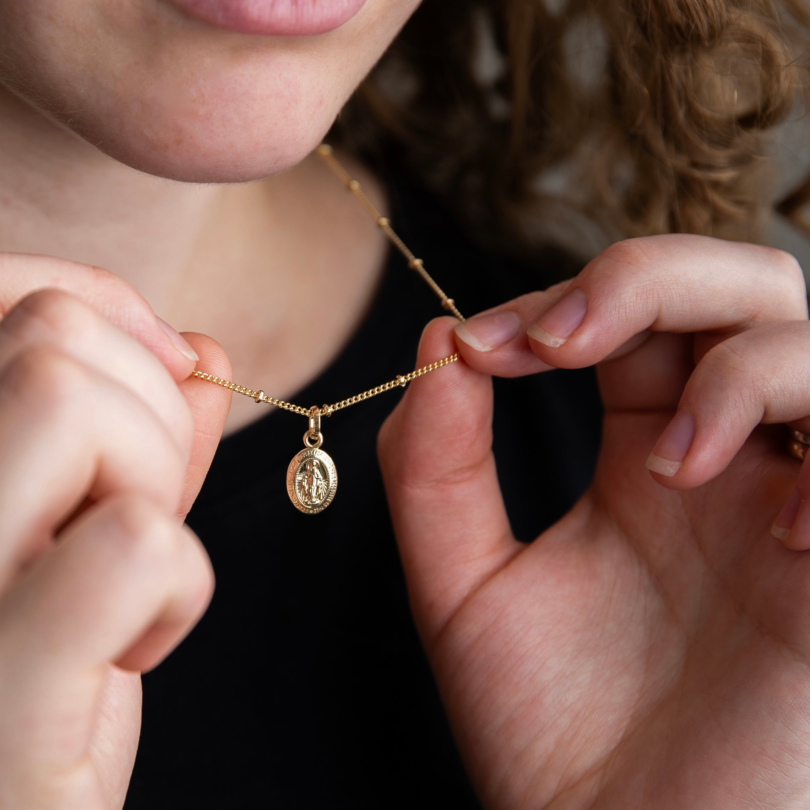 Essential Mini Miraculous Medal Necklace