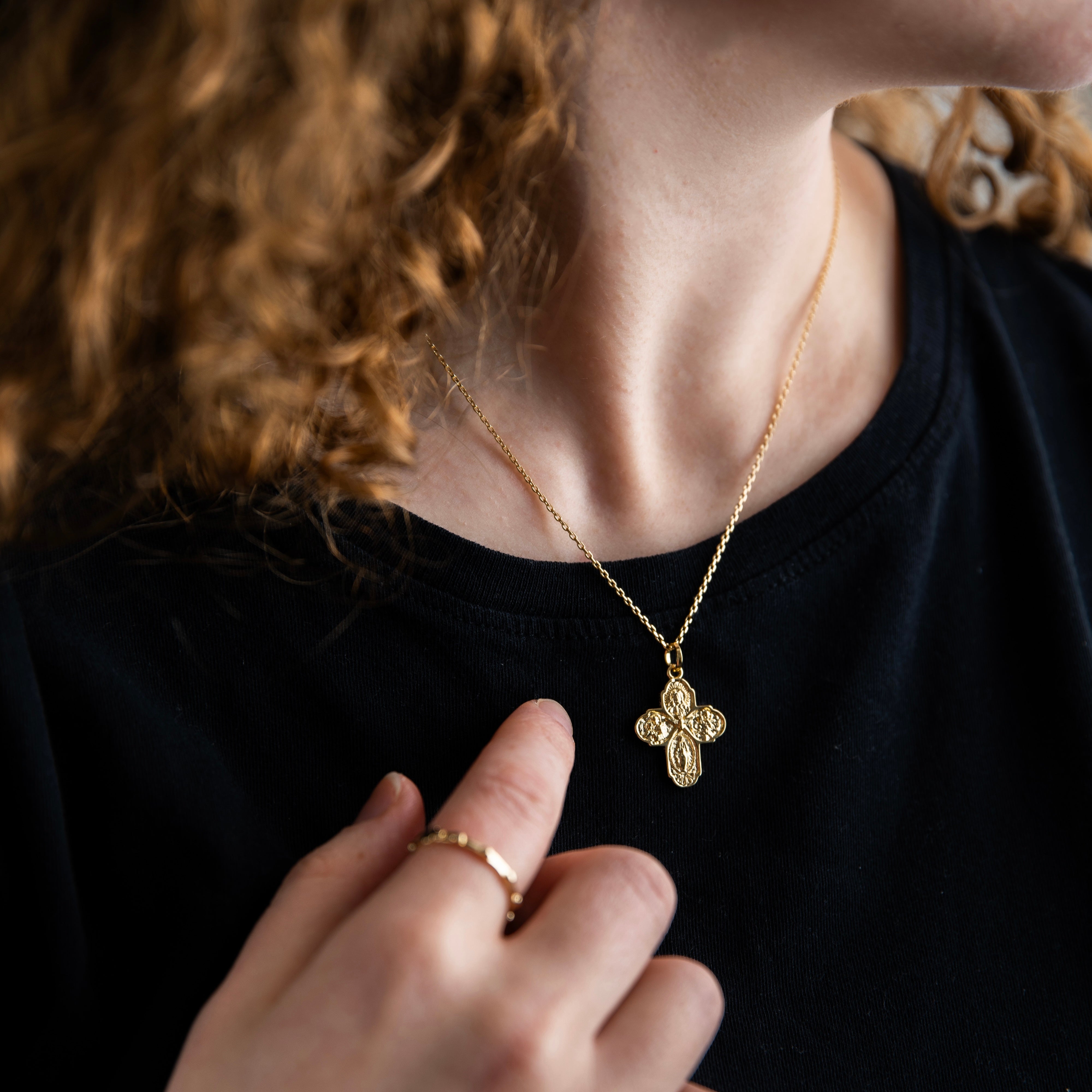 Four-Way Cross Necklace