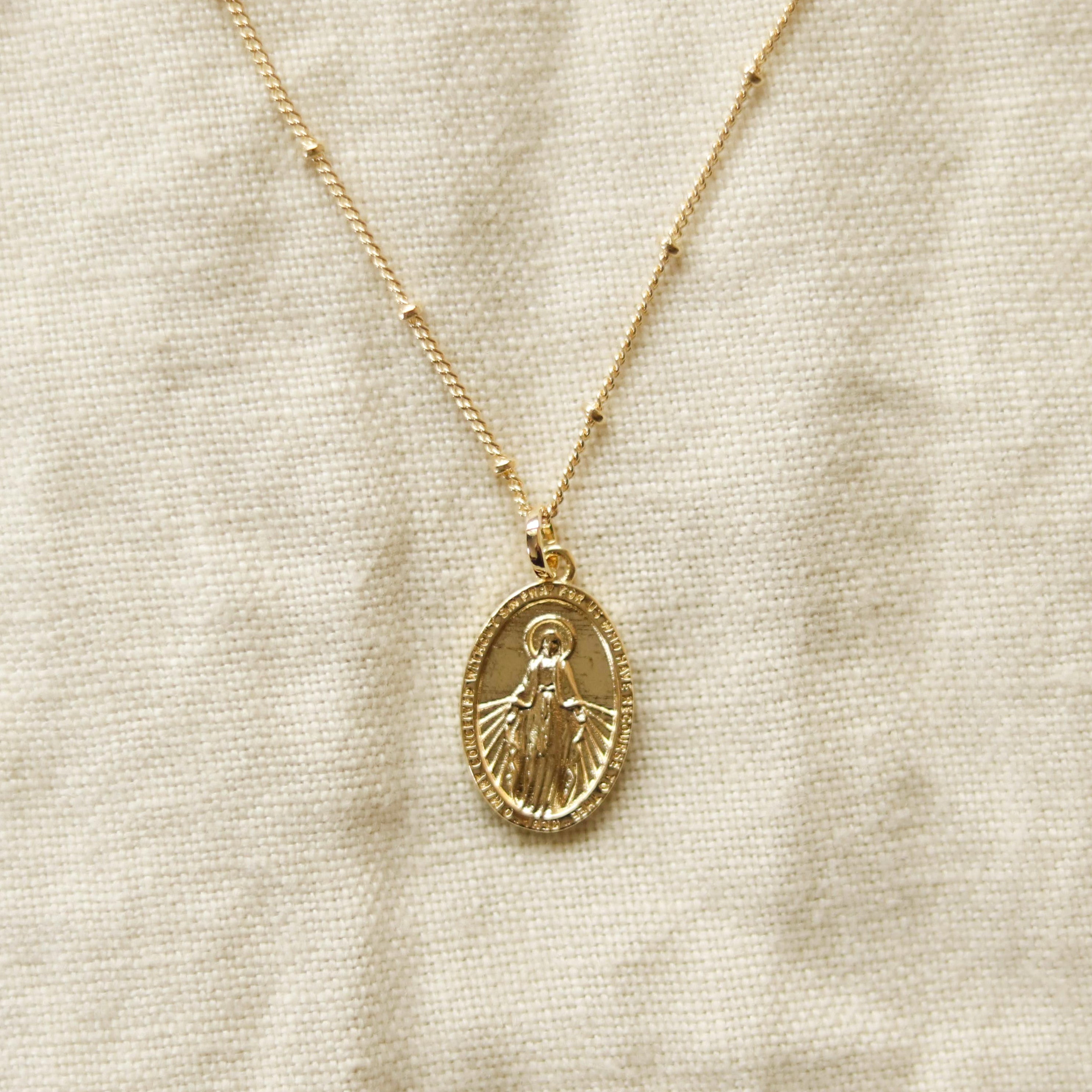 Classic Miraculous Medal Necklace