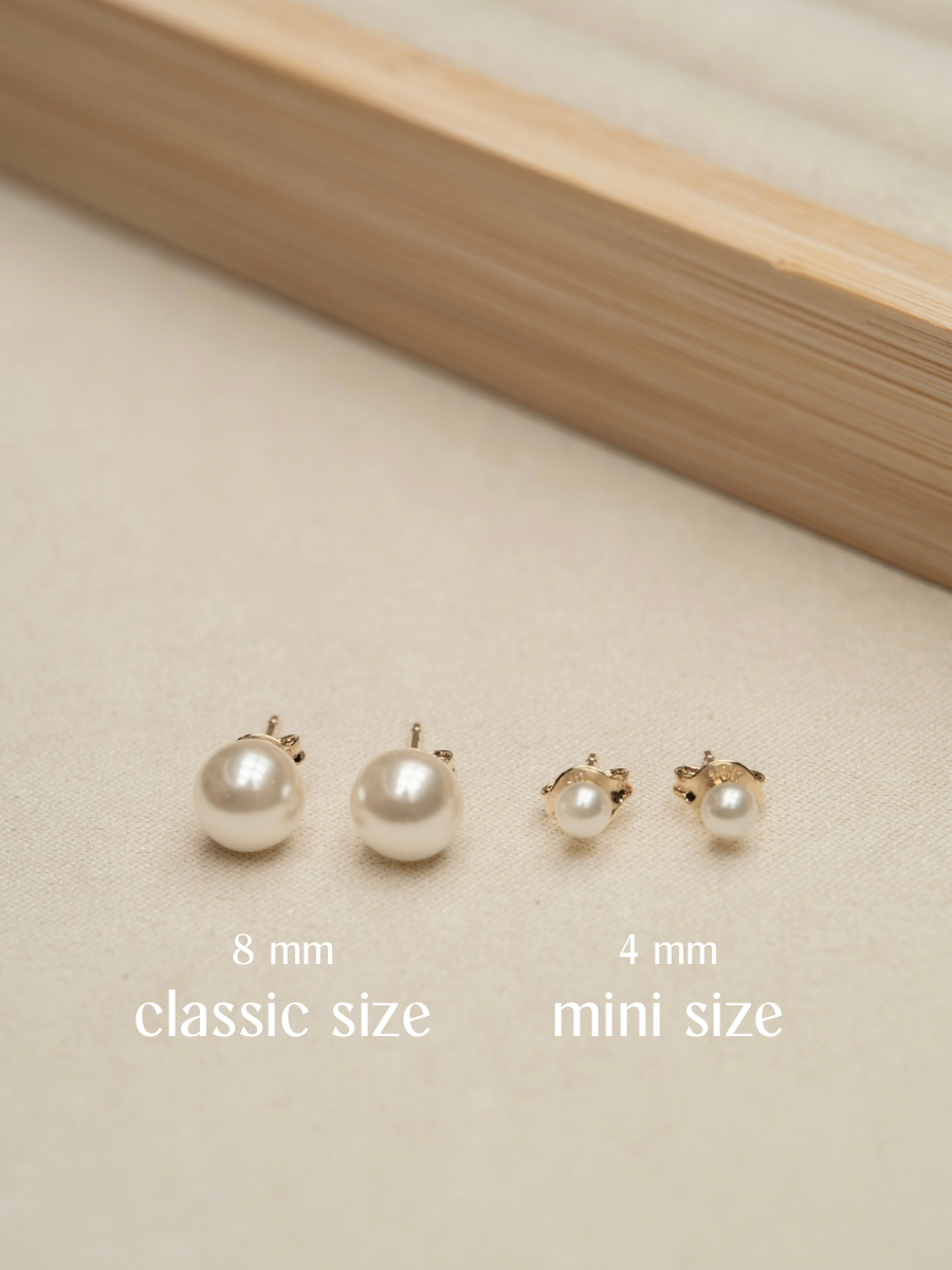 Mini Pearl Earrings