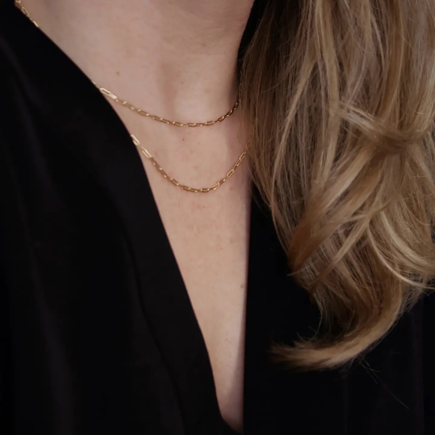Mini Paperclip Layering Necklace