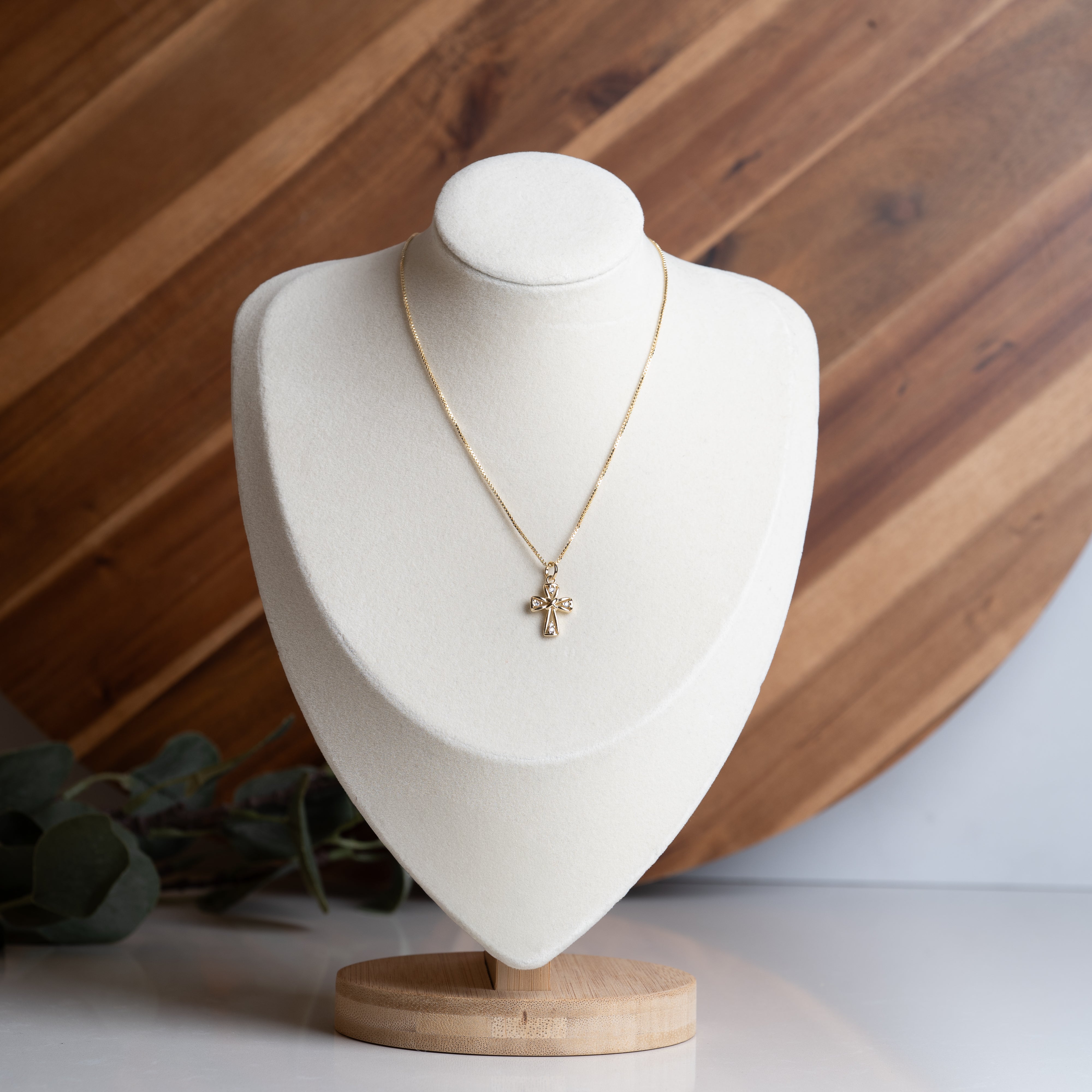 Radiant Cross Necklace